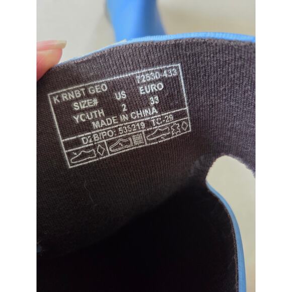 Bogs Kid's Blue Rain Boots - Picture 3 of 6